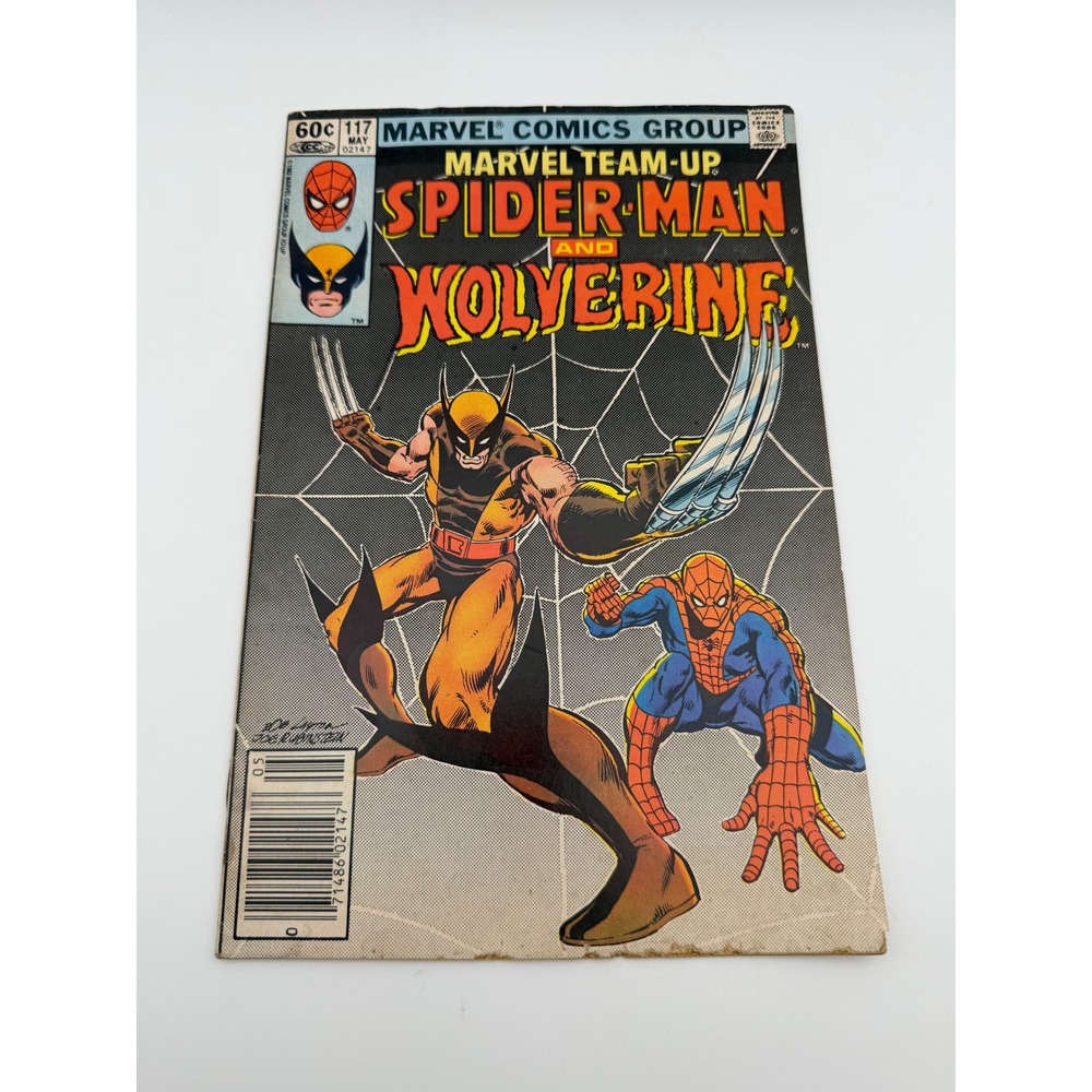 Marvel Team-Up 117 Spider-Man and Wolverine May 1982 Bronze Age Marvel Comics